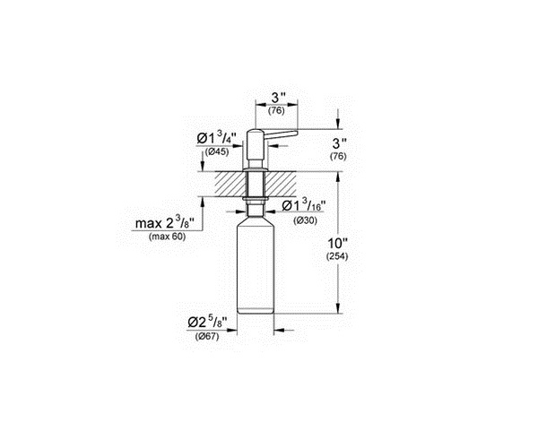 дозатор GROHE CONTEMPORARY