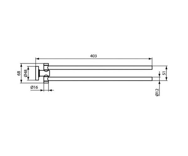 полотенцедержатель IDEAL STANDARD IOM