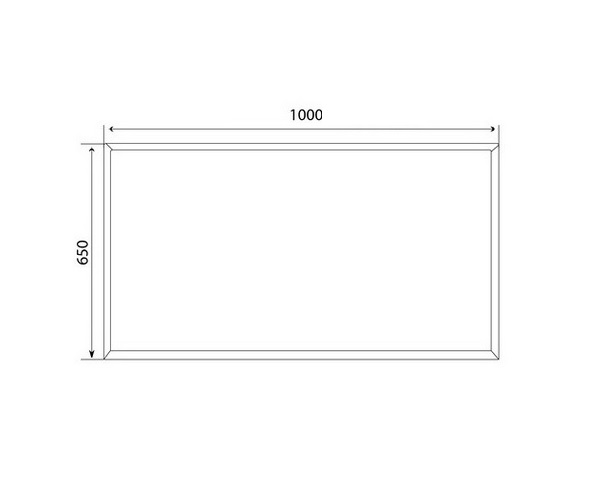 зеркало 1MARKA GLACE 100