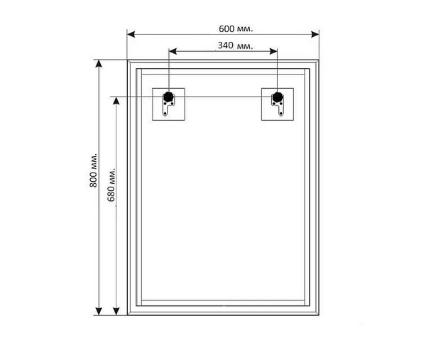 зеркало 1MARKA PINO 60