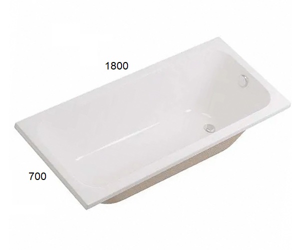 ванна акриловая 1MARKA RUAN 180х70