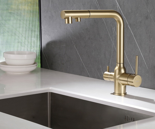 смеситель для кухни ABBER EMOTION с каналом для питьевой воды