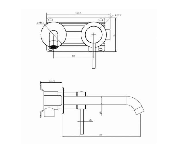 смеситель для раковины ABBER KREIS