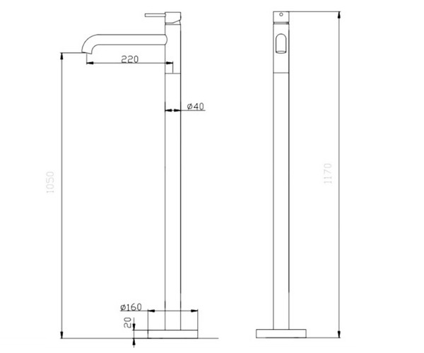 смеситель для раковины ABBER KREIS