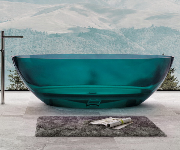 ванна из полиэфирной смолы ABBER KRISTALL 180х85