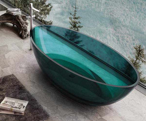 ванна из полиэфирной смолы ABBER KRISTALL 180х85