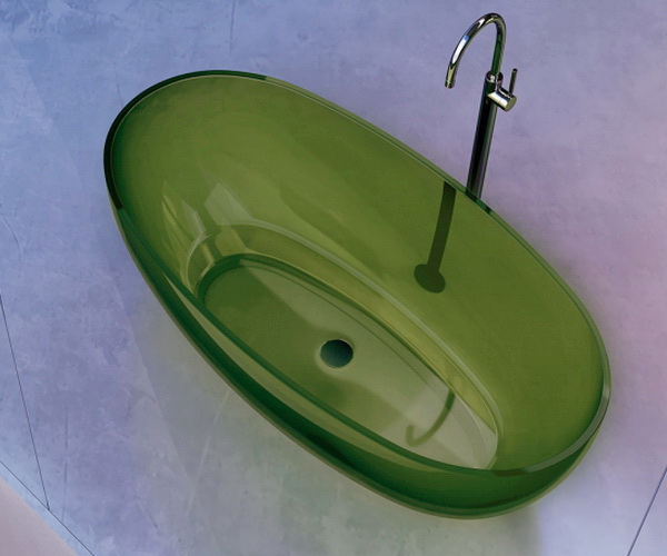 ванна из полиэфирной смолы ABBER KRISTALL 170х75