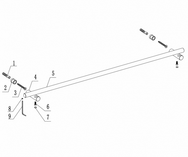 полотенцедержатель ABBER OSTEN