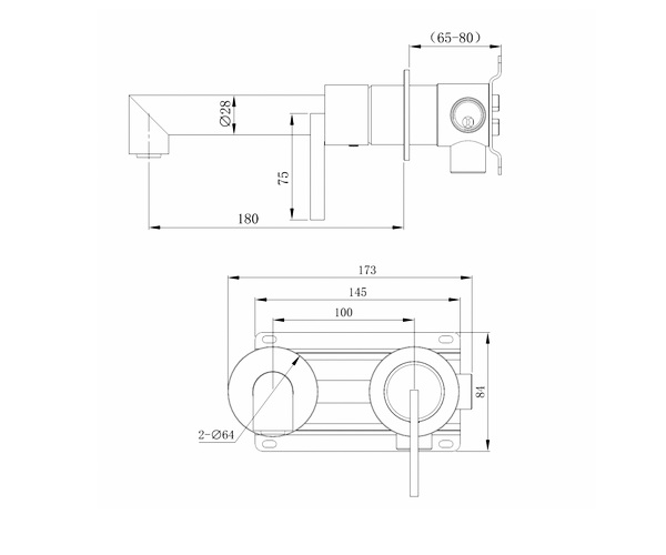 смеситель для раковины ABBER PERFEKTE