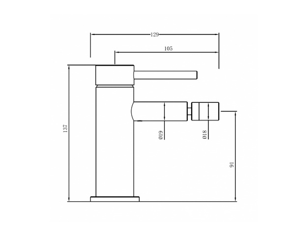 смеситель для биде ABBER PERFEKTE