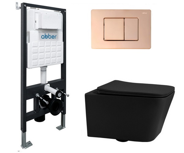 инсталляция и унитаз ABBER RECHTECK