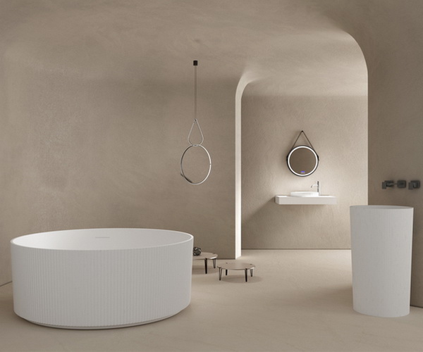 ванна из литьевого мрамора ABBER STEIN 150х150