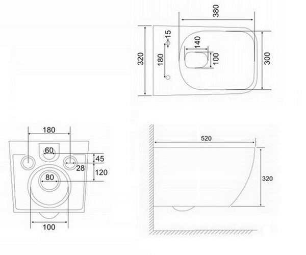 унитаз ABBER ULTRA, ультратонкий ободок