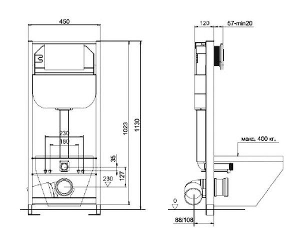 инсталляция AQUANIKA BASIC