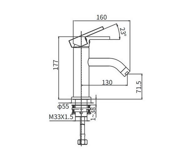 смеситель для раковины ARROW AG4105