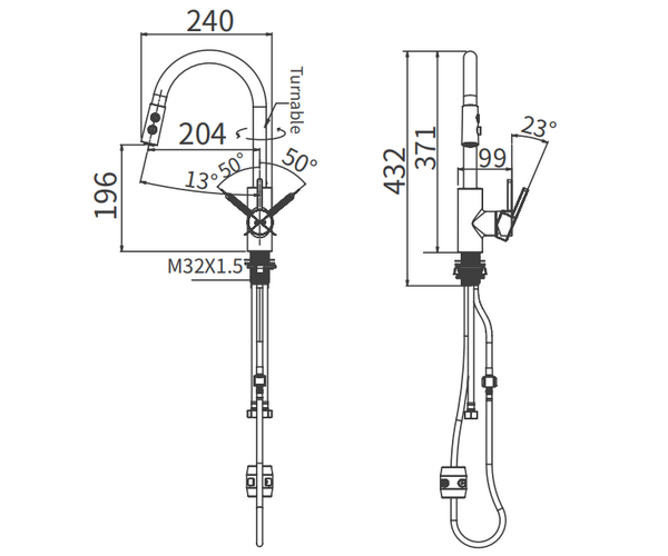 смеситель для кухни ARROW AG4506
