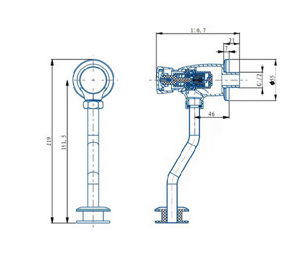 смывное устройство для писсуара ARROW AG5386CP