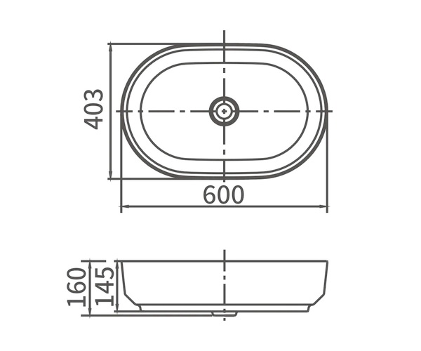 раковина ARROW AP41025D 60