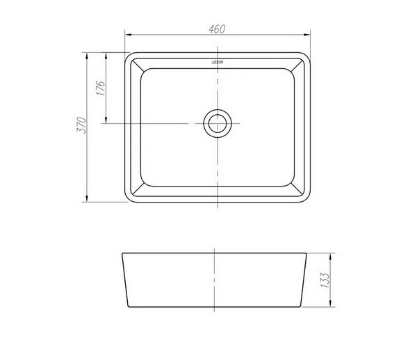 раковина ARROW AP439E 46