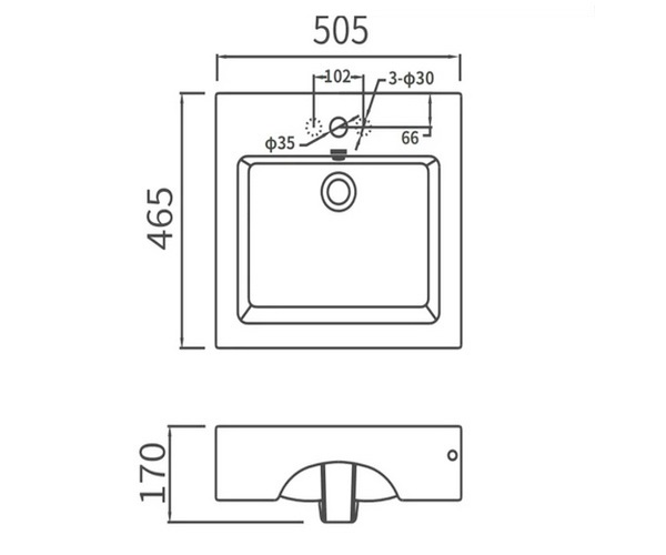 раковина ARROW AP474 50