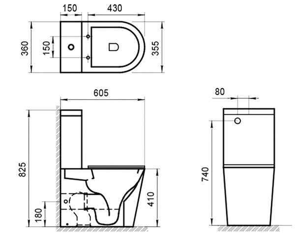 унитаз BELBAGNO FLAY-R