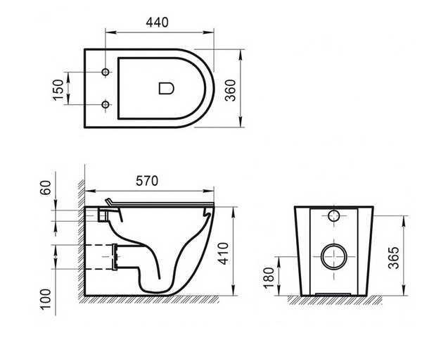 унитаз BELBAGNO SFERA-R