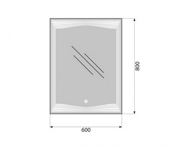 зеркало BELBAGNO SPC-LNS 60