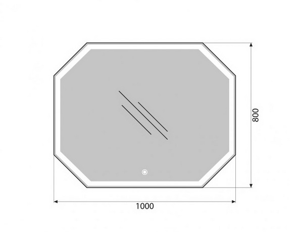 зеркало BELBAGNO SPC-OTT 100