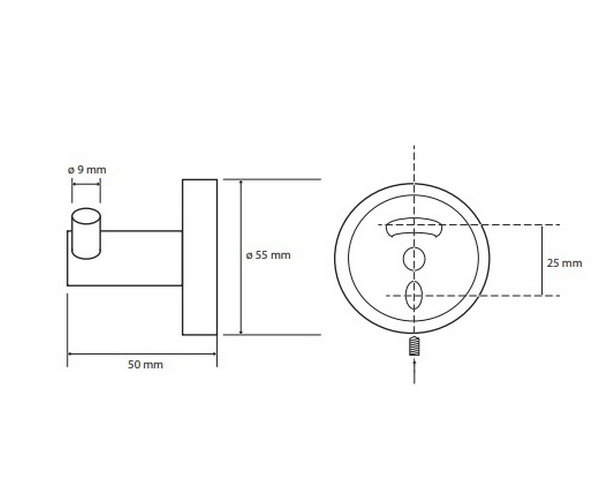 крючок BEMETA GRAPHIT