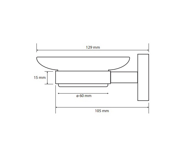 мыльница BEMETA SABLO