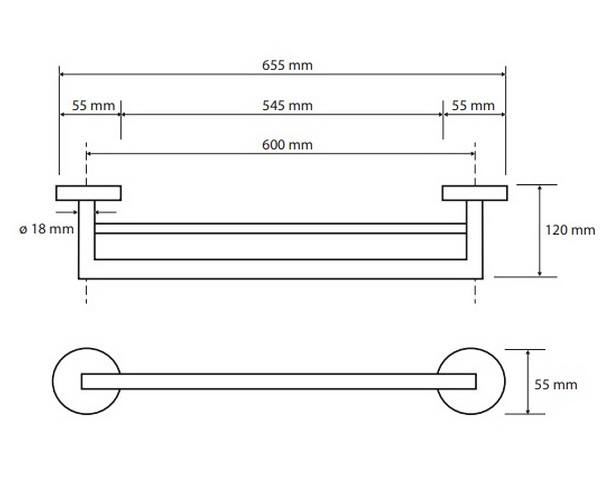 полотенцедержатель BEMETA SABLO