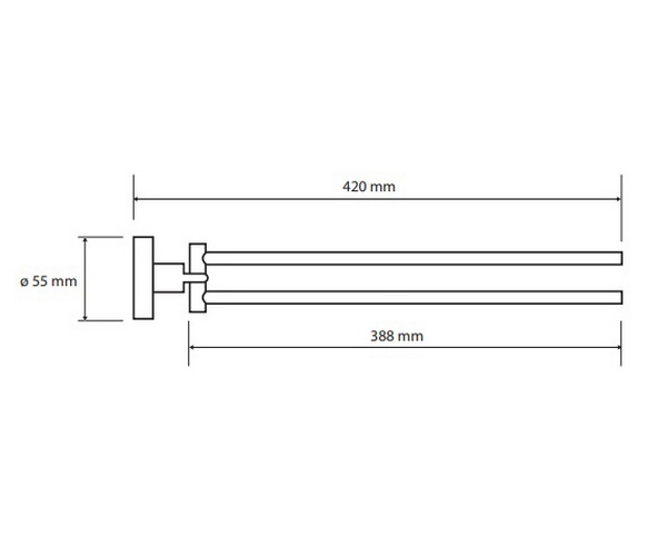 полотенцедержатель BEMETA SABLO