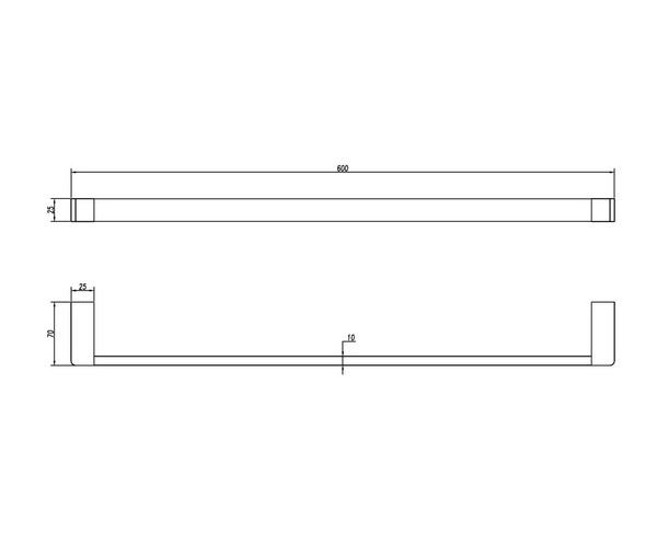 полотенцедержатель BLACK&WHITE GRAVITY