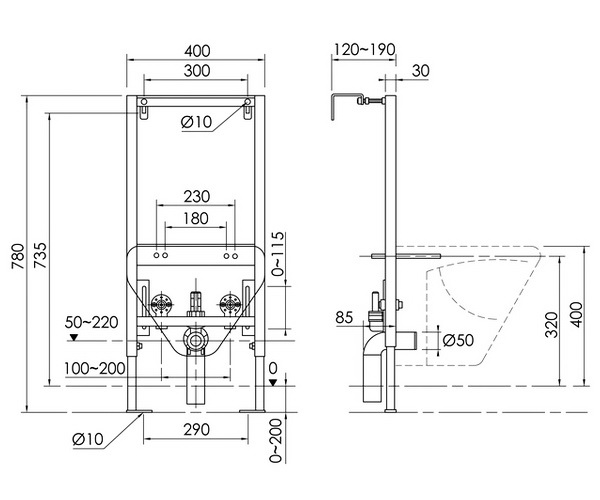 инсталляция CERAMICANOVA BALANCE