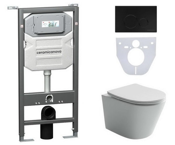инсталляция и унитаз CERAMICANOVA BALEARICA