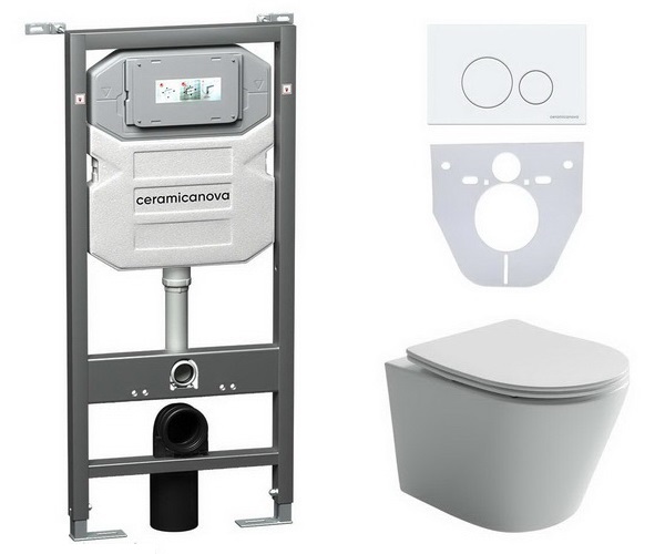 инсталляция и унитаз CERAMICANOVA BALEARICA