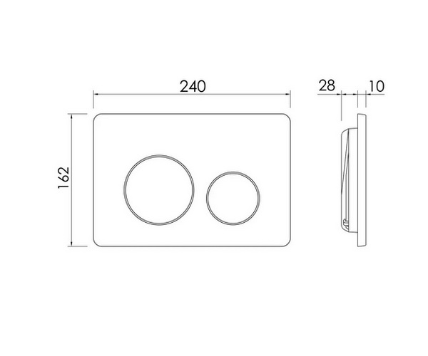 клавиша CERAMICANOVA CIRCLE