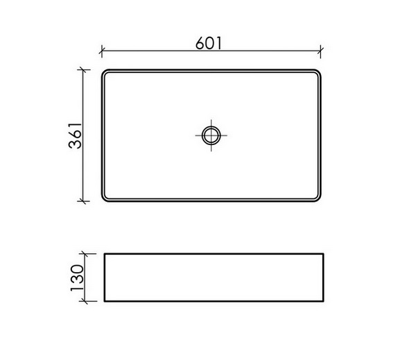 раковина CERAMICANOVA ELEMENT 60