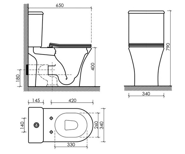 унитаз CERAMICANOVA FORTUNA