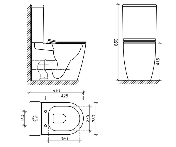 унитаз CERAMICANOVA HIGHLIGHT