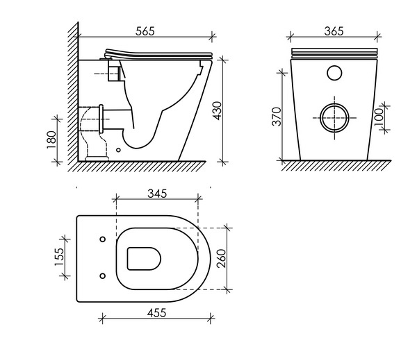 унитаз CERAMICANOVA HIGHLIGHT