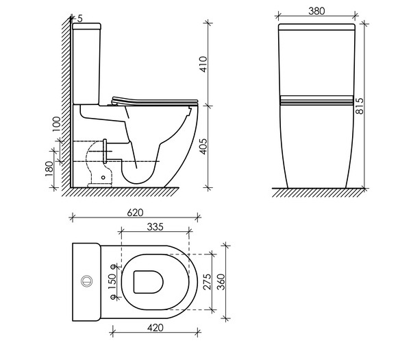 унитаз CERAMICANOVA MIA