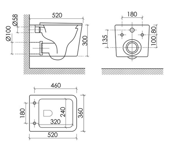 унитаз CERAMICANOVA MIRO