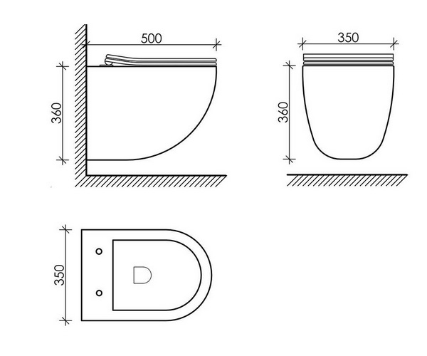 инсталляция и унитаз CERAMICANOVA MONO