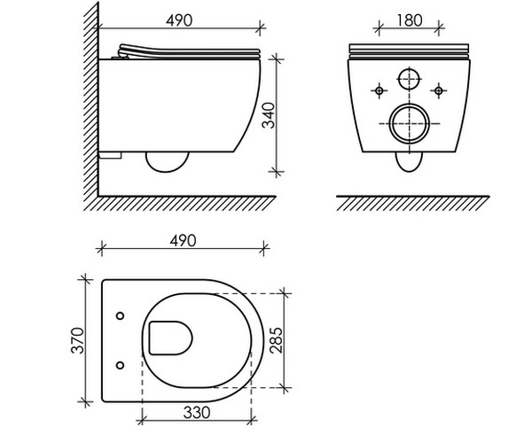 унитаз CERAMICANOVA PLAY