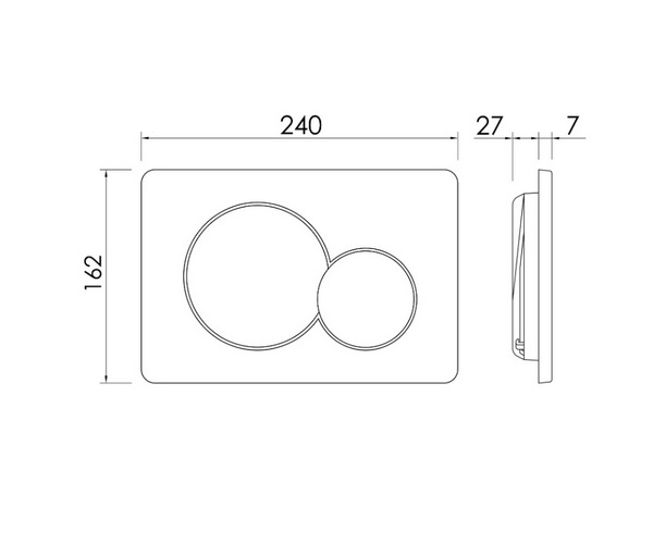 клавиша CERAMICANOVA SPHERE