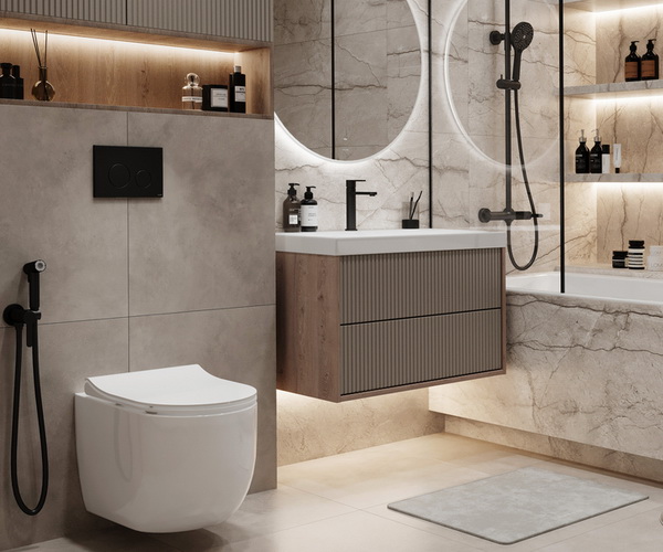 тумба с раковиной CERSANIT CLASSIC RIBBLE 80