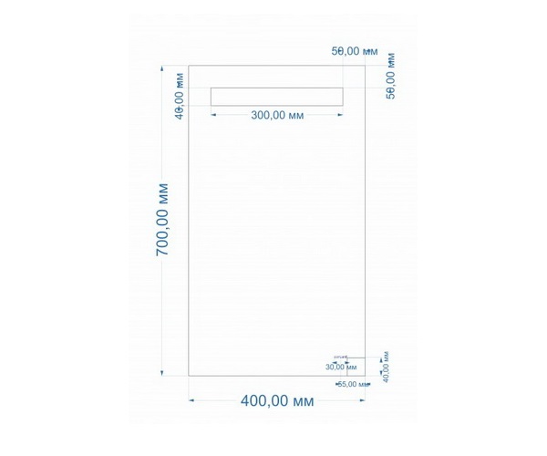 зеркало CERSANIT LED BASE 40