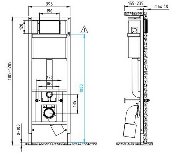 инсталляция CERSANIT LINK PRO
