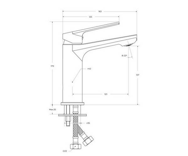 смеситель для раковины CEZARES COMFORT